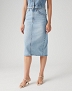 Spódnica Damska Levi`s® High Rise Slit Skirt Riveting Clean Hem 001VH-0001