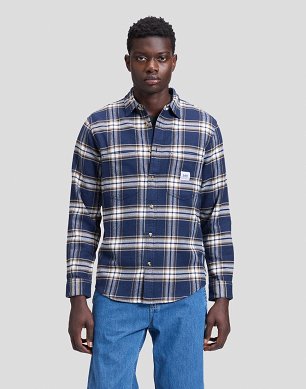 Koszula Męska Lee Workwear Shirt 2.0 Insignia Blue 112386428