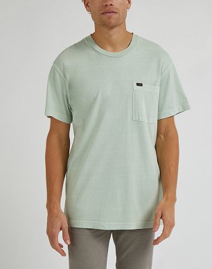 T-shirt Męski Lee Relaxed Pocket Tee Dusty Jade LL02FP41