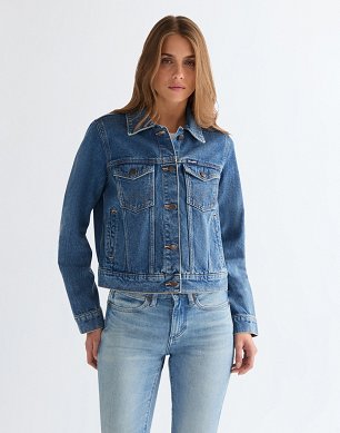 Kurtka Damska Wrangler Western Jacket Frontier Fade 112378318
