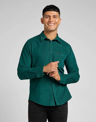 Koszula Męska Lee Leesure Shirt Esmeralda L66NMR96