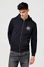 Bluza Męska Wrangler Graphic Zip Hoodie Black 112371462