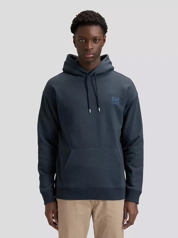 Bluza Męska Lee Workwear Ess Hoodie Rebel Navy 112378763