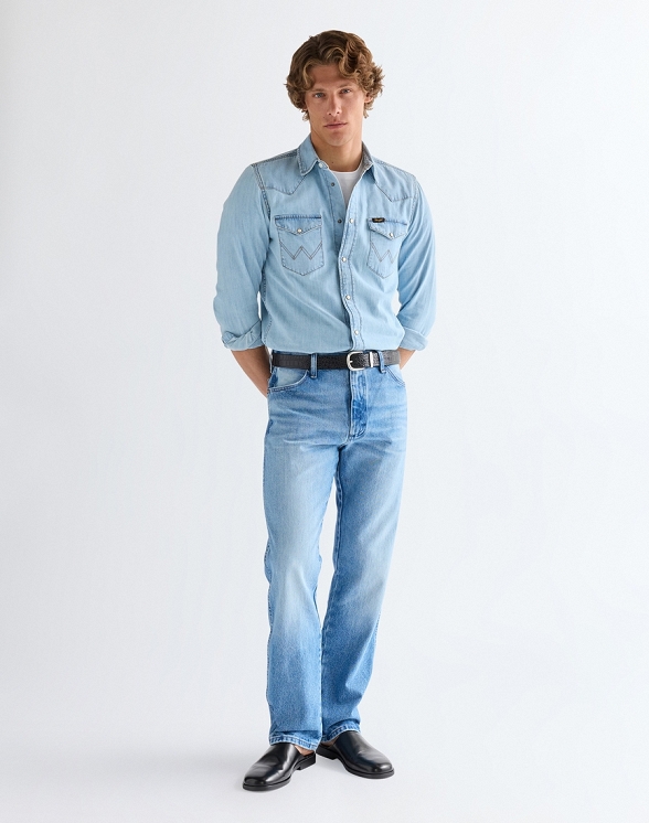 Pasek Męski Wrangler Easy Belt Black 112378831