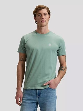Koszulka Męska Lee Ss Patch Logo Tee Desert Sage 112376466