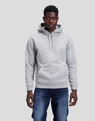 Bluza Męska Lee Workwear Hoodie Mid Grey Mele 112386631