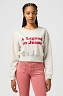 Bluza Damska Wrangler Relaxed Sweatshirt Oat 112362582