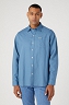 Koszula Męska Wrangler 1 Pkt Shirt Captains Blue W5D6LO84Z