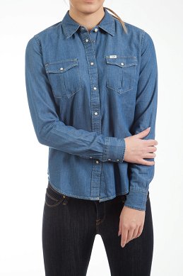 Koszula Damska Lee Regular Western Shirt Beyond Blue L45SBAKT