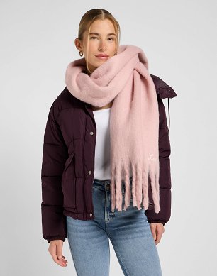 Szalik Damski Lee Tassel Scarf Pinky Plum 112372708