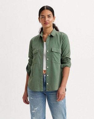Koszula Damska Levi`s® Doreen Utility Shirt Dark Forest A7467-0001