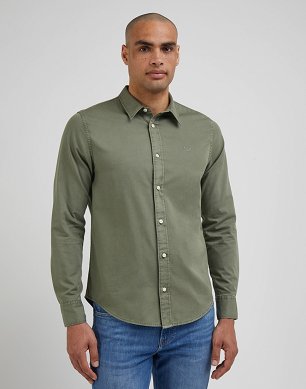 Koszula Meska Lee Patch Shirt Olive Grove LL37BMA61