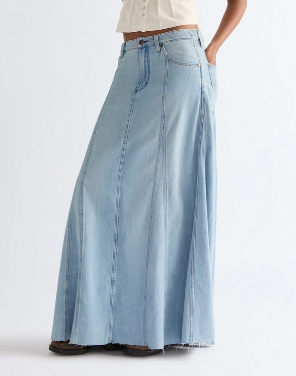 Spódnica Damska Wrangler Radiating Maxi Desert Sand 112378223