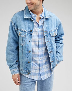 Kurtka Męska Lee Relaxed Rider Jacket Stone Free L86YGAB96