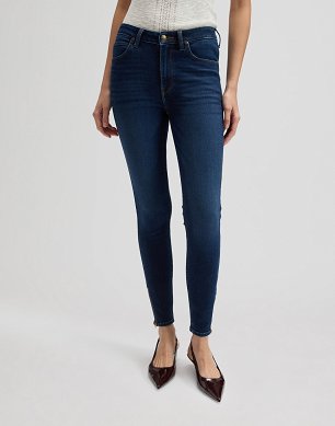 Spodnie Damskie Lee Scarlett High Zip Mid Clap 112376731