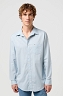 Koszula Męska Wrangler 1 Pkt Shirt Blue Fog 112351333