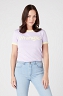 T-shirt Damski Wrangler Ringer Tee Pastel Violet W7XAD3P26