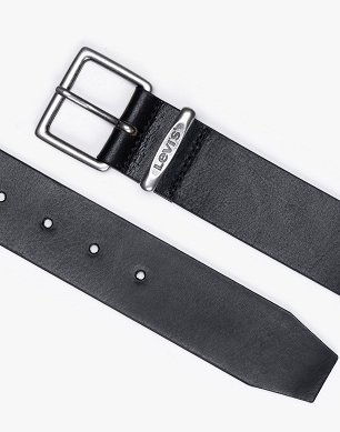 Pasek Męski Levi`s® Flat Keeper Belt Black 002G3-0000