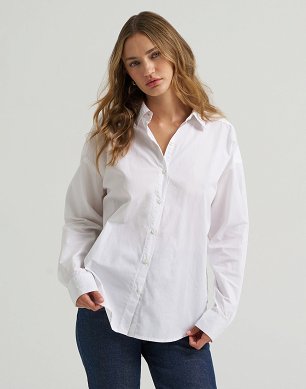 Koszula Damska Lee Lee X Mm Boyfriend Shirt Star White 112388997