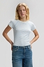 Koszulka Damska Lee Baby Tee Halogen Stripe 112376986