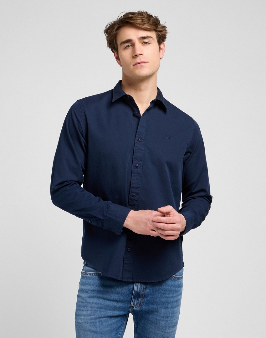 Koszula Męska Lee Patch Shirt Rivet Navy 112370547