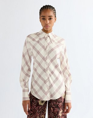 Koszula Damska Wrangler Drama Collar Shirt Bylthe 112386785