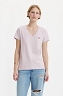 T-shirt Damski Levi`s® The Perfect V-Neck Tee Mauve Chalk 85341-0071