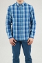 Koszula Męska Wrangler Ls 1 Pkt Shirt Directoire Blue W5M24MXKL
