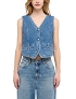 Kamizelka Damska Mustang Style Tull Denim Vest Denim Blue 1016221-5000-580