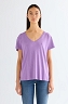 Koszulka Damska Wrangler Easy V Neck Bellflower 112378068