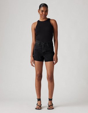 Szorty Damskie Levi`s® 80s Mom Shorts Black Stonewash A4695-0000