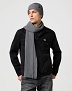 Czapka Męska Wrangler Scarf Beanie Set Mid Grey Mel 112372423