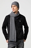 Czapka Męska Wrangler Scarf Beanie Set Mid Grey Mel 112372423