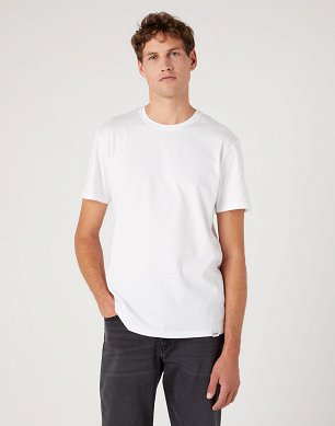 T-shirt Męski Wrangler 2 Pack Tee White W7G9DH989