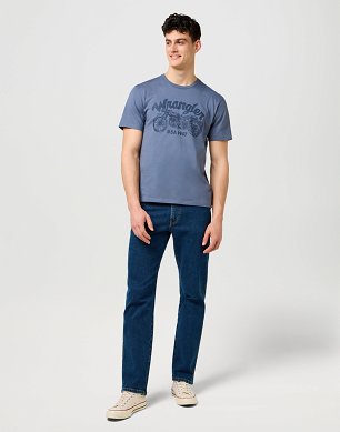 Koszulka Męska Wrangler Americana Tee Grisaille 112371414