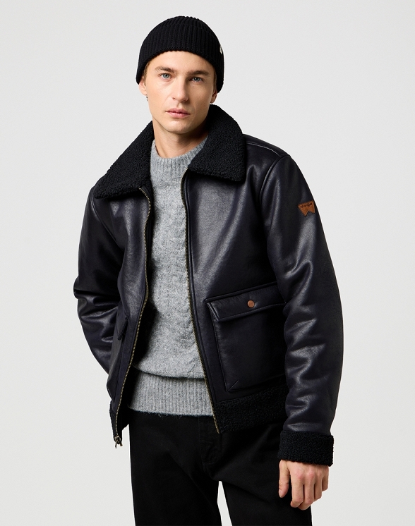 Czapka Męska Wrangler Sign Off Beanie Black 112372405