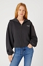 Bluza Damska Wrangler Zip Hoodie Faded Black W6T0I4XV6