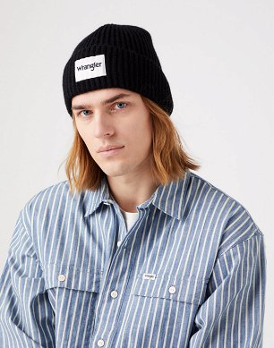 Czapka Męska Wrangler Rib Beanie Black W0W2UH100