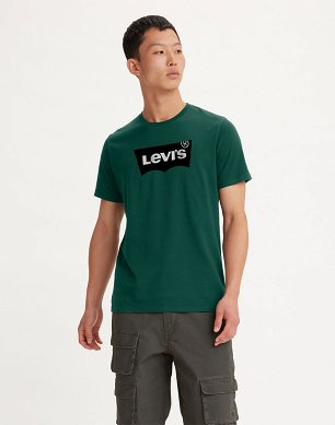 T-shirt Męski Levi`s® Graphic Crewneck Tee Evergreen 22491-1189
