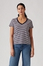 Koszulka Damska Levi`s® The Perfect V-Neck Tee Indigo Stripe Navy 85341-0100