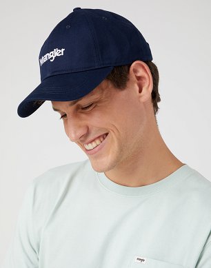 Czapka Męska Wrangler Logo Cap Navy W0V2U5114