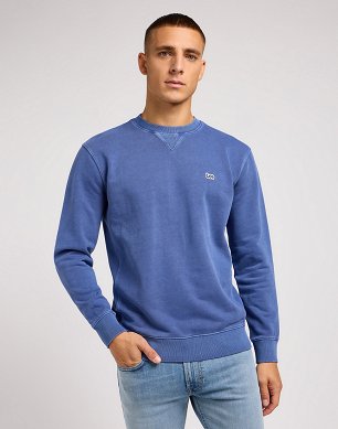 Bluza Męska Lee Plain Crew Sws Surf Blue L112349355