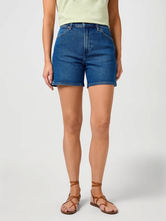 Szorty Damskie Wrangler Cowboy Short 5 Inch Noble Navy 112366267