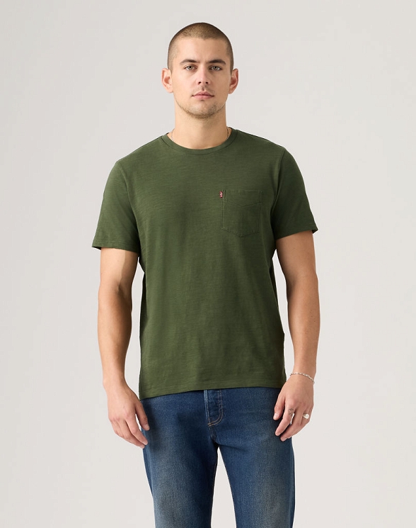 T-shirt Męski Levi`s® Ss Classic Pocket Tee Duffel Bag Slub Jersey 19342-0442