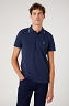 T-shirt Męski Wrangler Polo Shirt Navy W7BHK4114