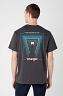 T-shirt Męski Wrangler Graphic Tee Faded Black W7A1EE33W