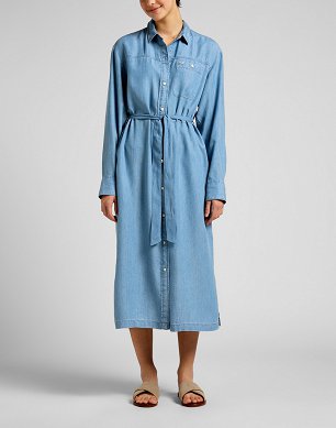 Sukienka Lee Essential Dress Arctic Ice L50MTSUW
