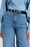 Pasek Damski Lee Round Buckle Belt Black 112372685