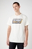 T-shirt Męski Wrangler Graphic Tee Worn In White W753EEW04