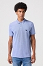 Polo Męskie Wrangler Refined Polo Shirt Blue W112350391